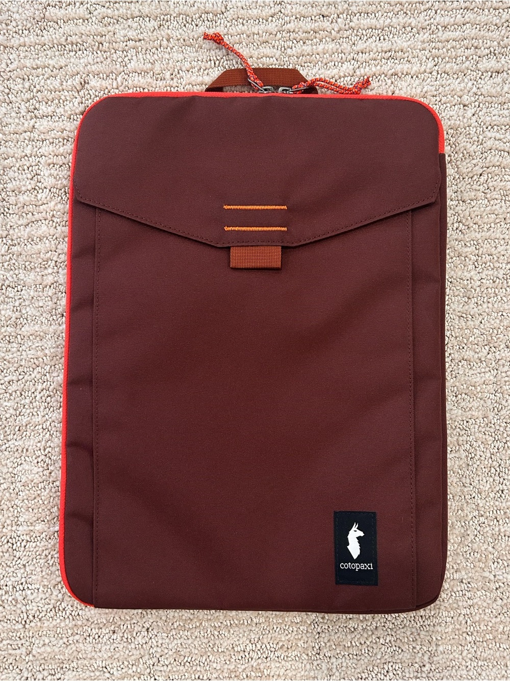 New Cotopaxi 16” Laptop Case in Chestnut/Mauve